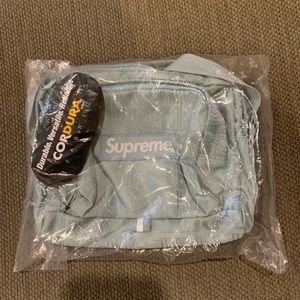 Icy blue supreme shoulder bag